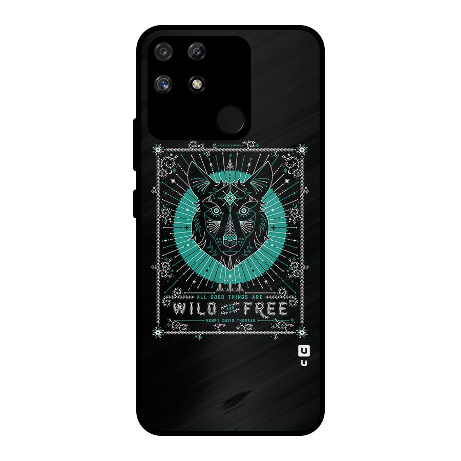 All Good Things Wild and Free Metal Back Case for Realme Narzo 50A