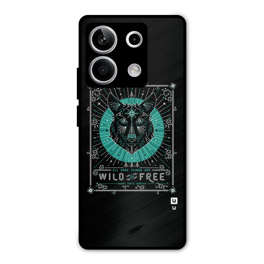 All Good Things Wild and Free Metal Back Case for Redmi Note 13 5G