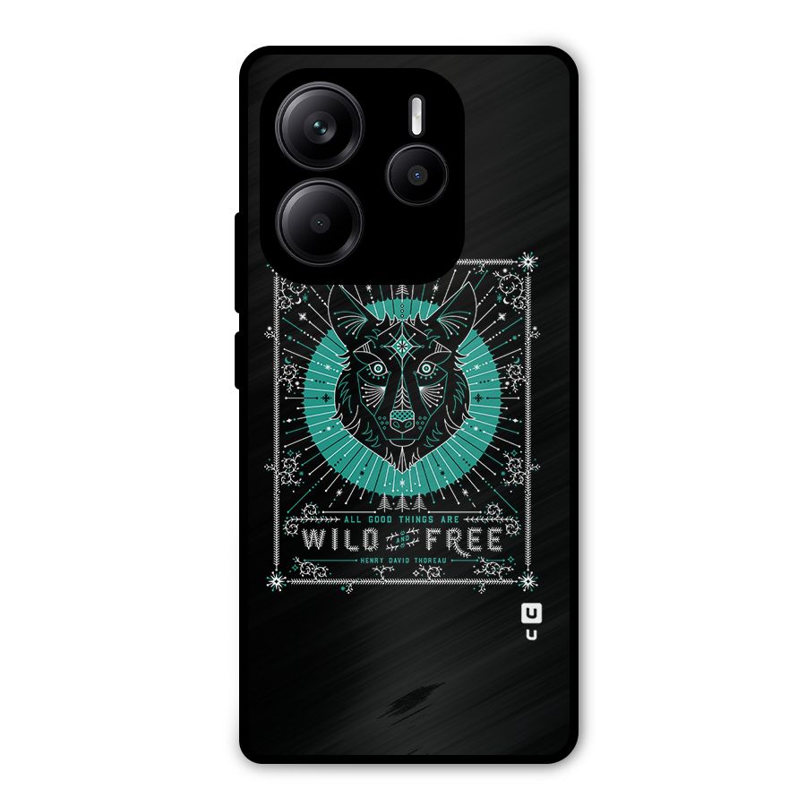 All Good Things Wild and Free Metal Back Case for Redmi Note 14 5G