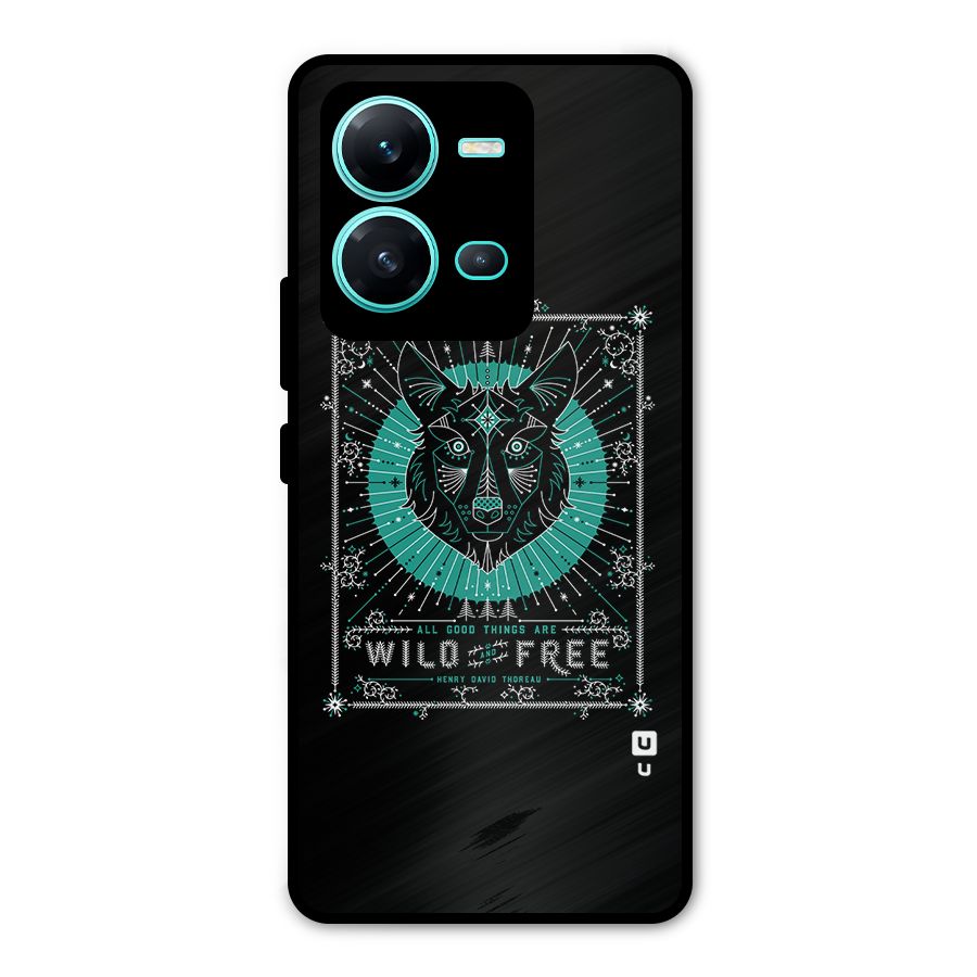 All Good Things Wild and Free Metal Back Case for Vivo V25
