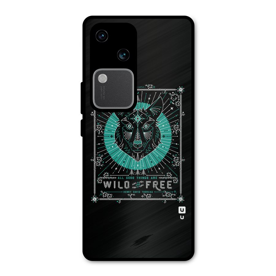 All Good Things Wild and Free Metal Back Case for Vivo V30 Pro