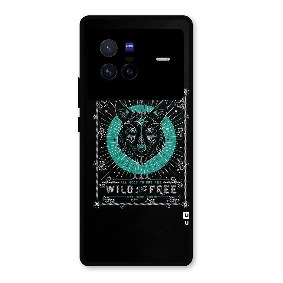 All Good Things Wild and Free Metal Back Case for Vivo X80