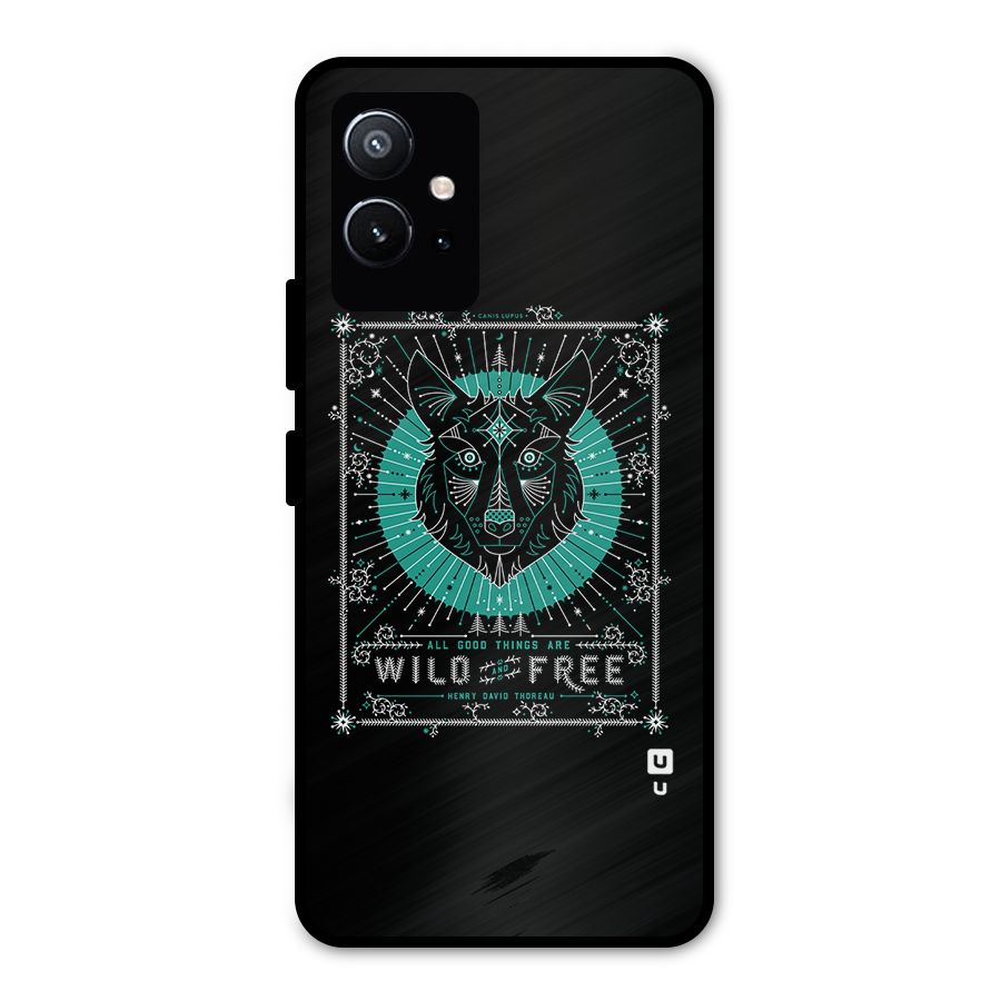 All Good Things Wild and Free Metal Back Case for Vivo Y75 5G