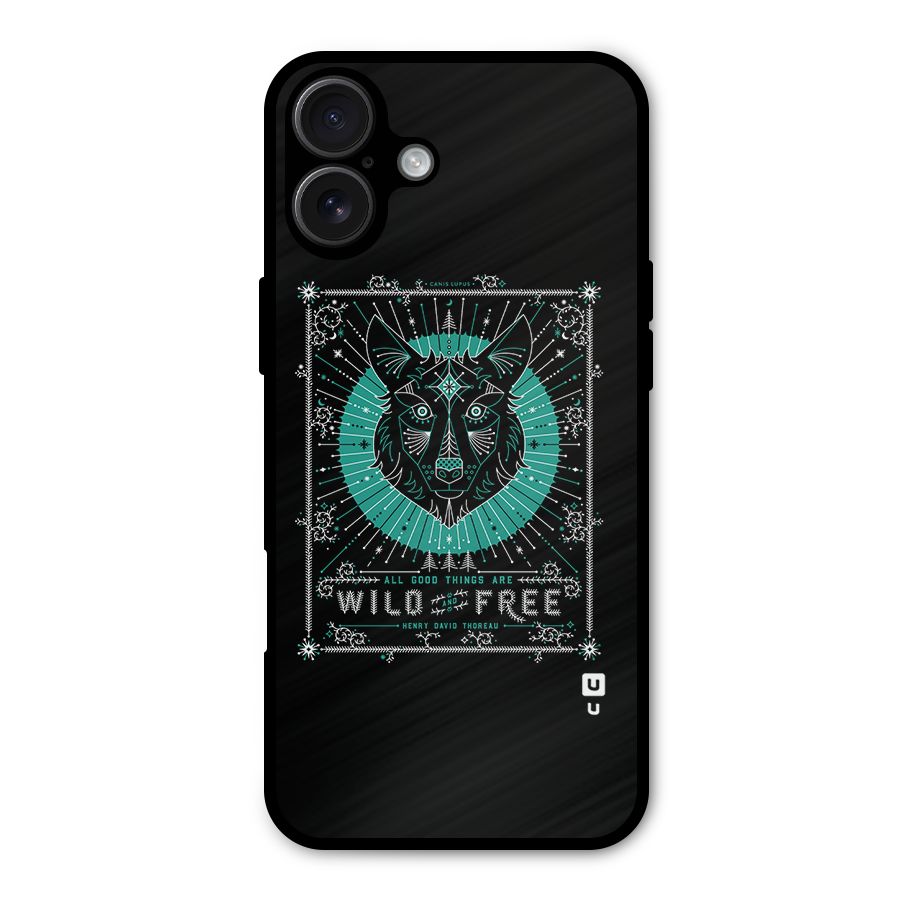 All Good Things Wild and Free Metal Back Case for iPhone 16 Plus