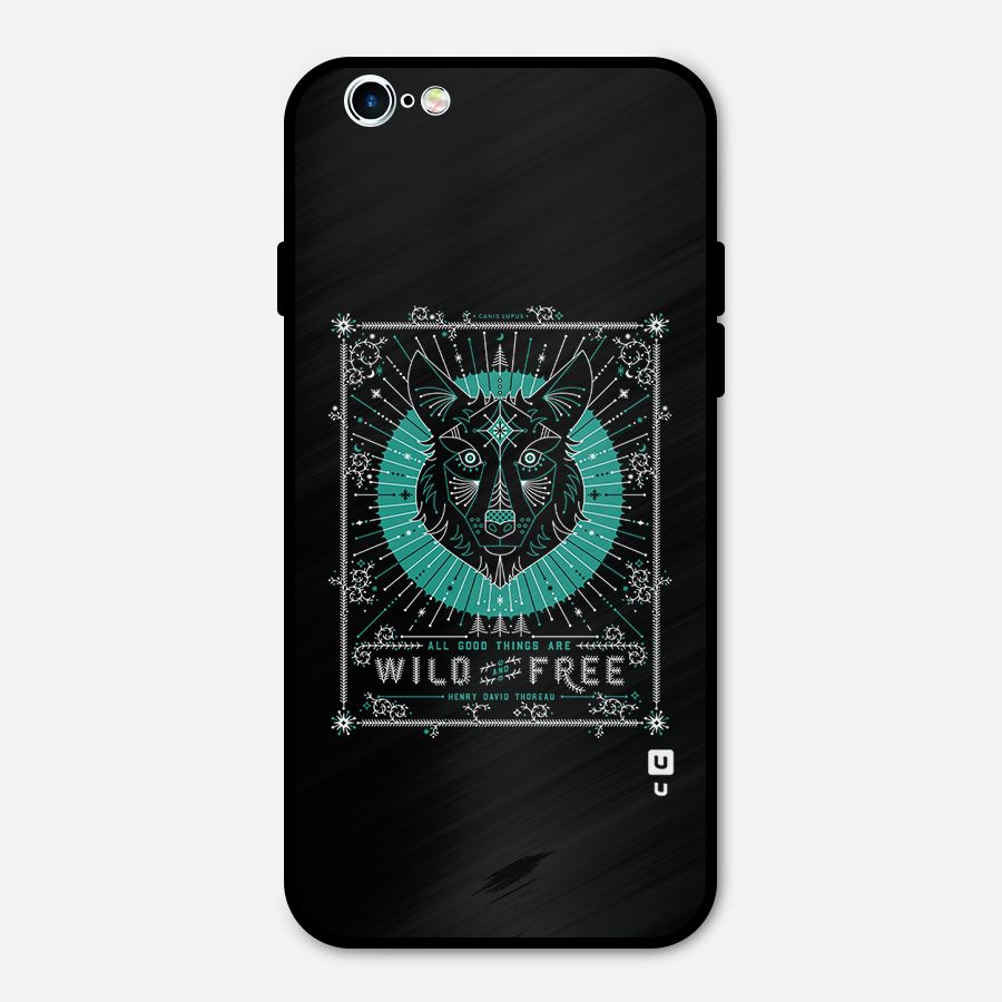 All Good Things Wild and Free Metal Back Case for iPhone 6 6s