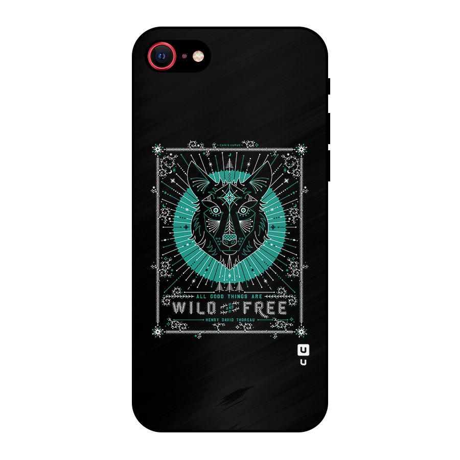 All Good Things Wild and Free Metal Back Case for iPhone SE 2022