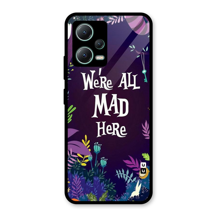 All Mad Glass Back Case for Poco X5