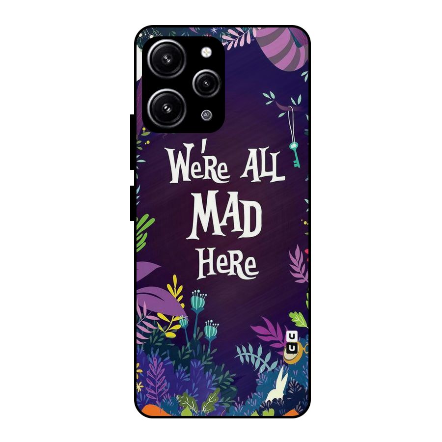 All Mad Glass Back Case for Redmi 12 4G