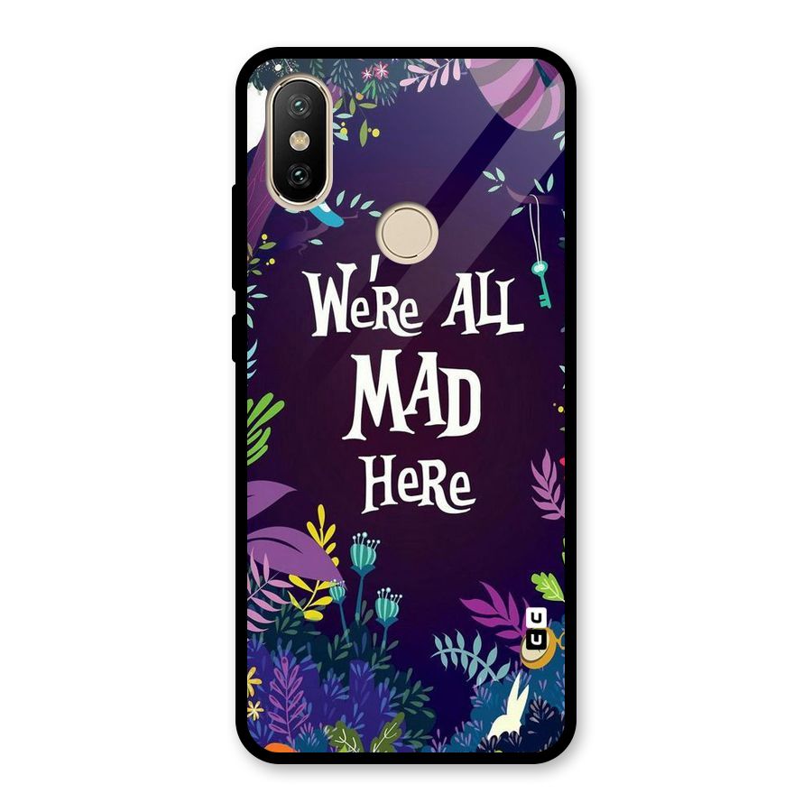 All Mad Glass Back Case for Redmi A2