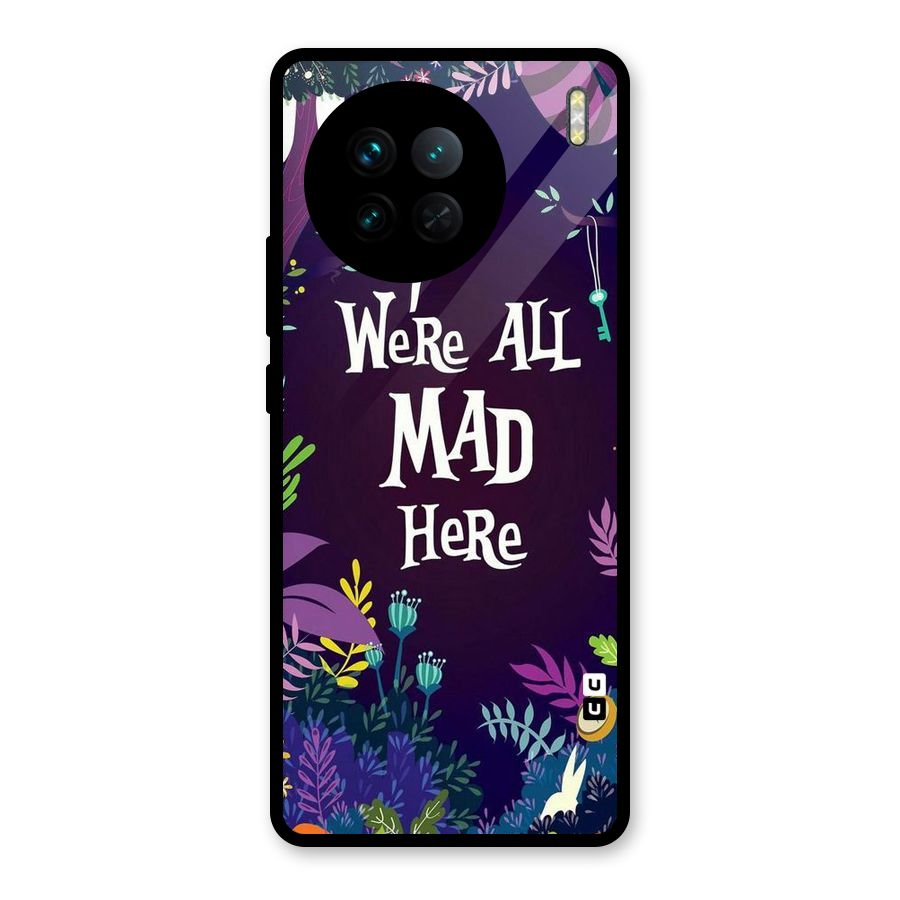 All Mad Glass Back Case for Vivo X90