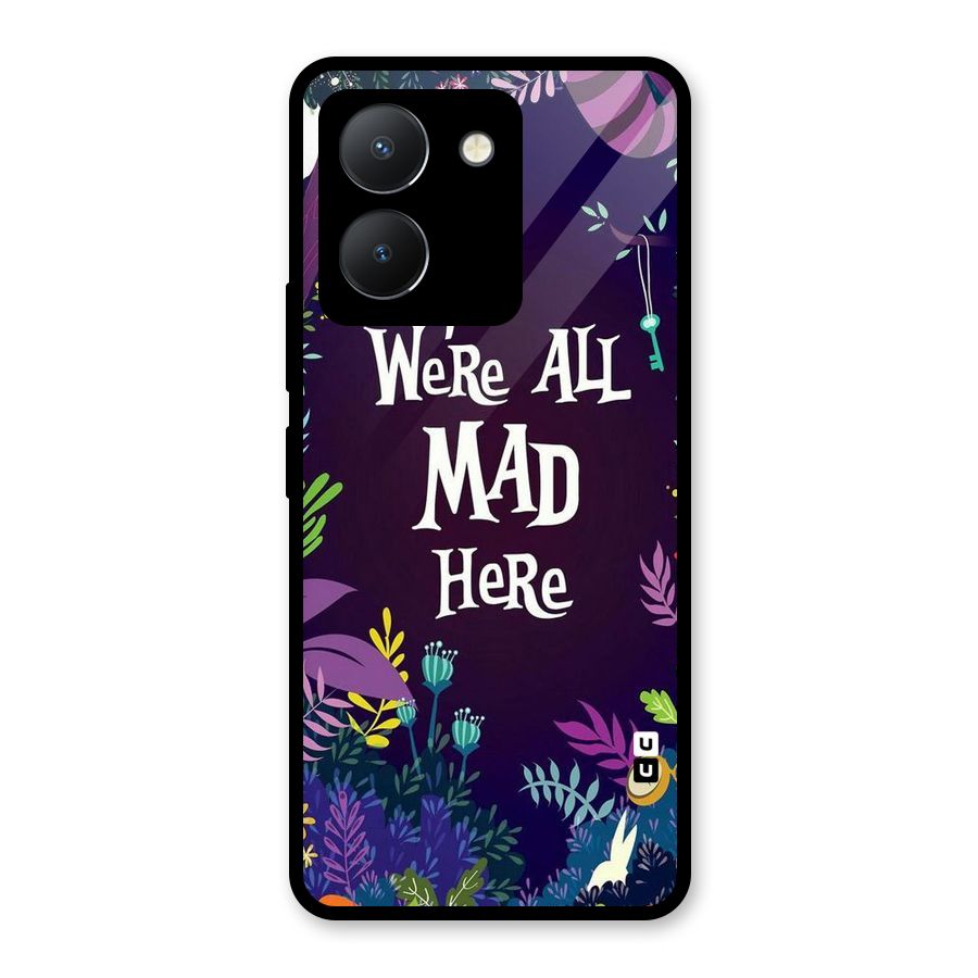 All Mad Glass Back Case for Vivo Y36