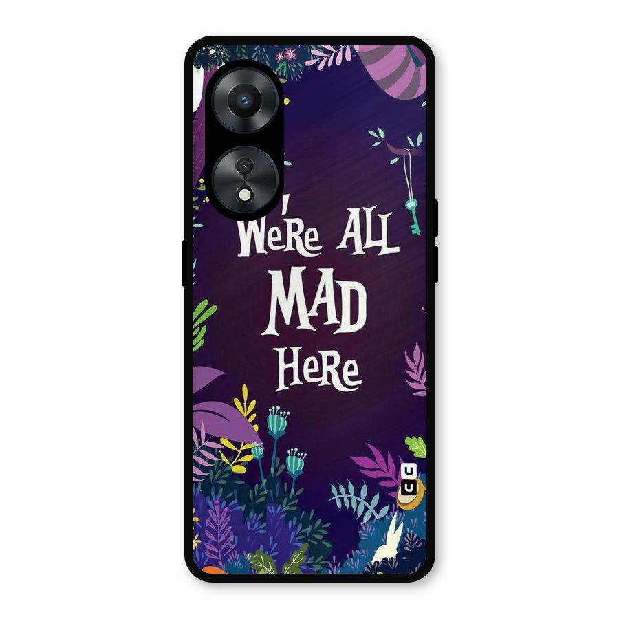 All Mad Metal Back Case for Oppo A78