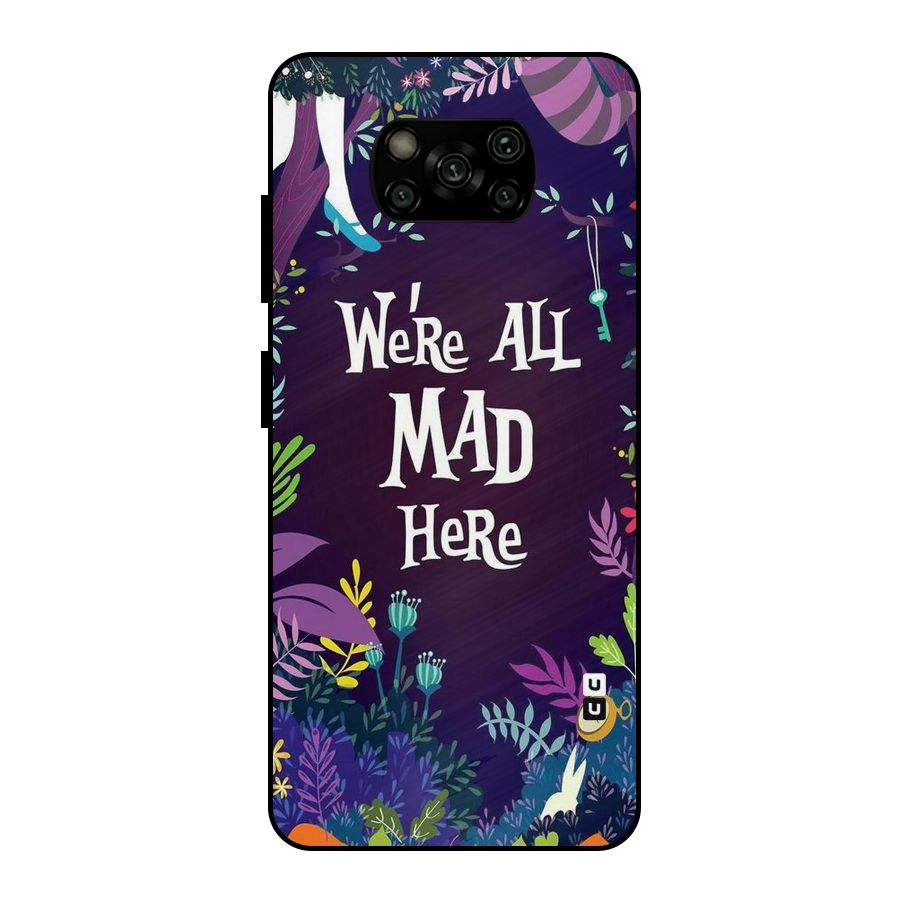 All Mad Metal Back Case for Poco X3