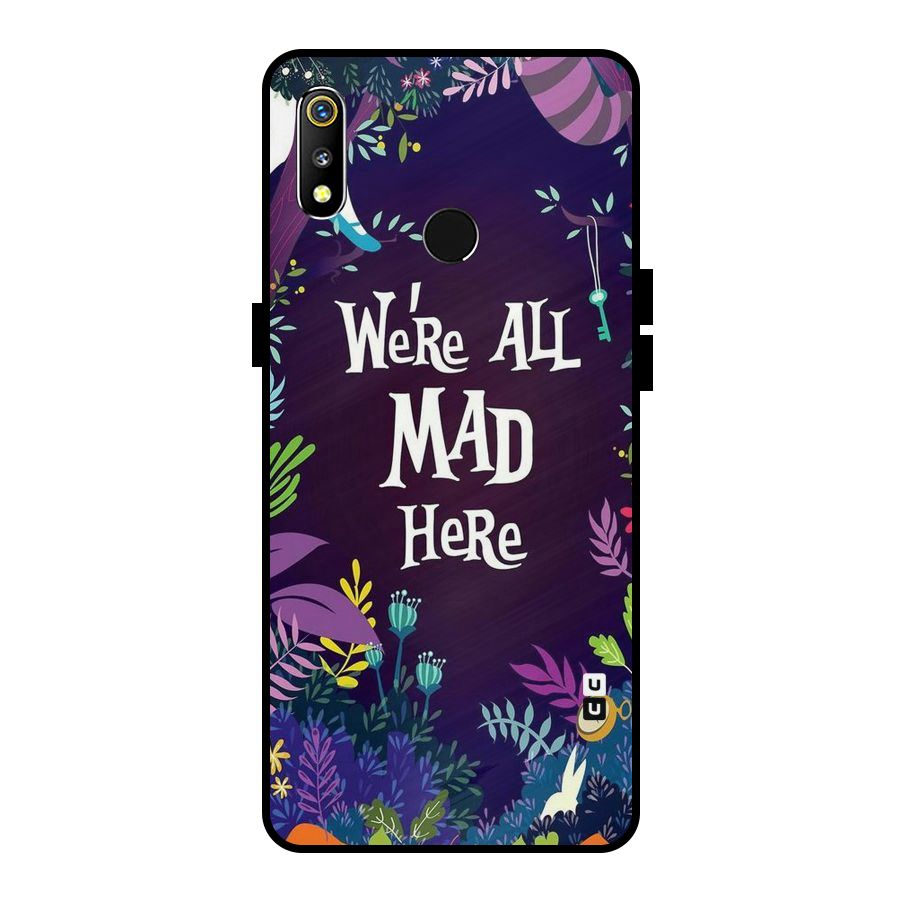 All Mad Metal Back Case for Realme 3