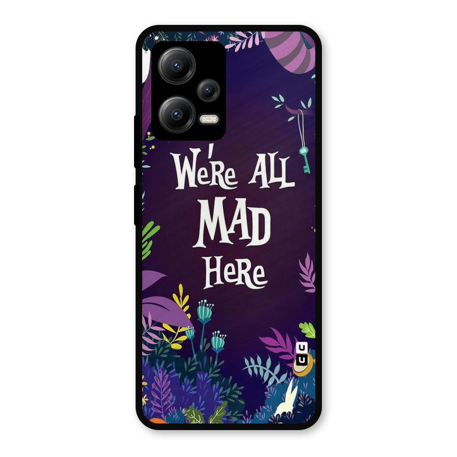 All Mad Metal Back Case for Redmi Note 12 5G