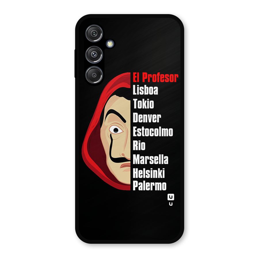 All Members Money Heist Metal Back Case for Galaxy M34 5G