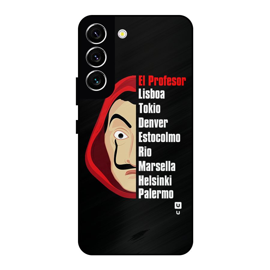 All Members Money Heist Metal Back Case for Galaxy S22 5G