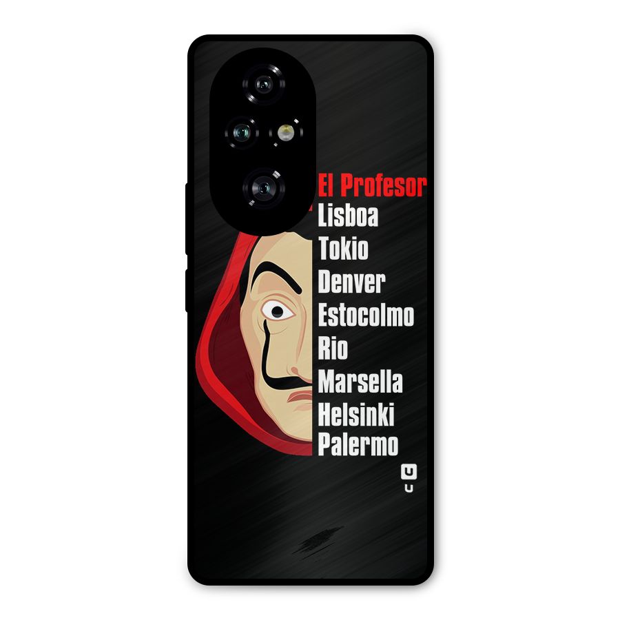 All Members Money Heist Metal Back Case for Honor 200 Pro