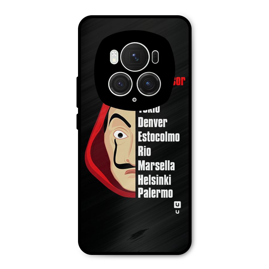 All Members Money Heist Metal Back Case for Honor Magic6 Pro