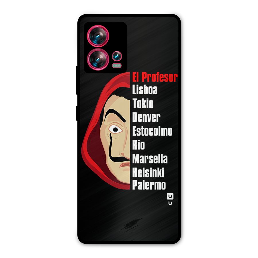 All Members Money Heist Metal Back Case for Motorola Edge 30 Fusion