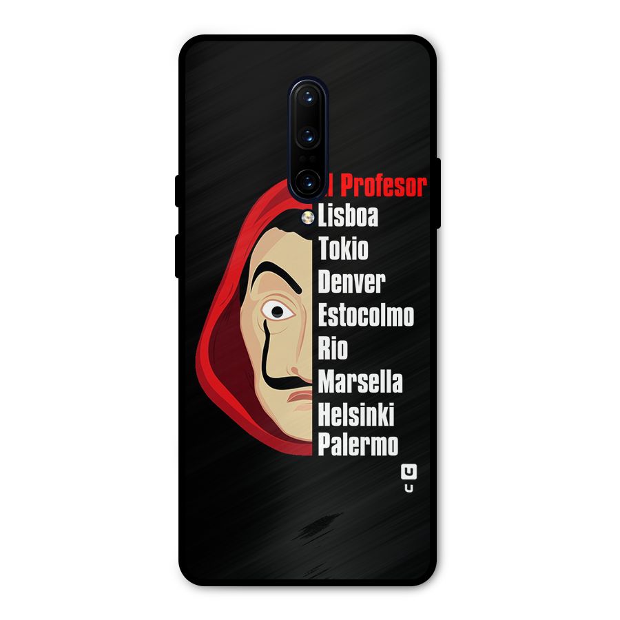 All Members Money Heist Metal Back Case for OnePlus 7 Pro