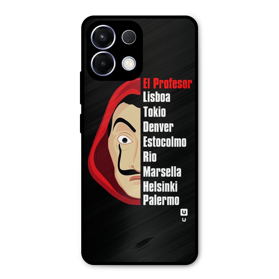 All Members Money Heist Metal Back Case for Oppo K13