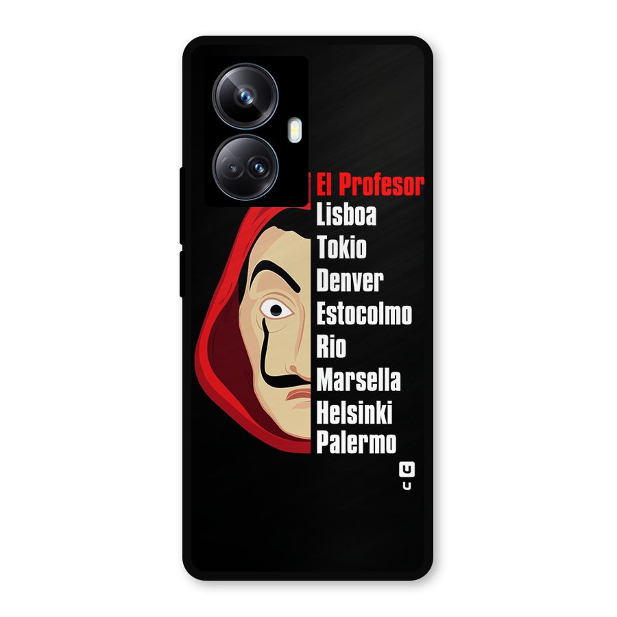 All Members Money Heist Metal Back Case for Realme 10 Pro Plus