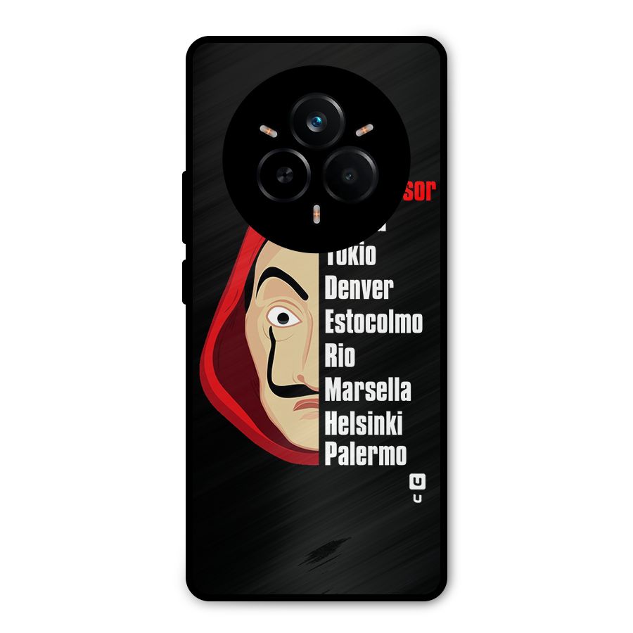 All Members Money Heist Metal Back Case for Realme 14 Pro Plus