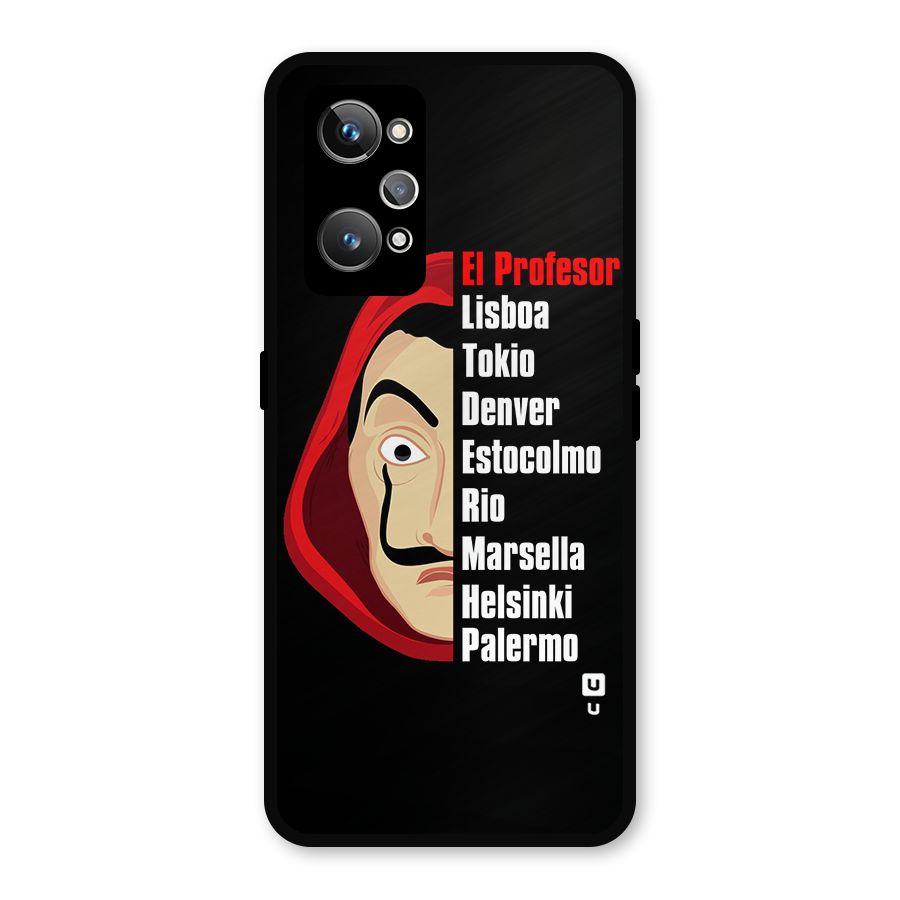All Members Money Heist Metal Back Case for Realme GT Neo2
