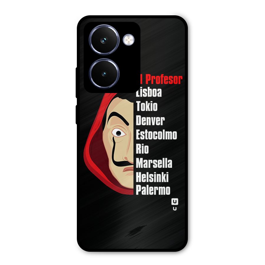 All Members Money Heist Metal Back Case for Realme P3 Ultra