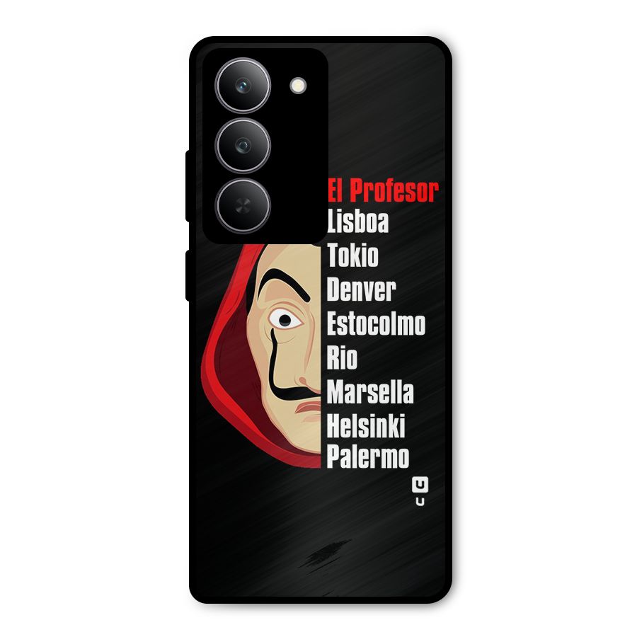 All Members Money Heist Metal Back Case for Realme P3x