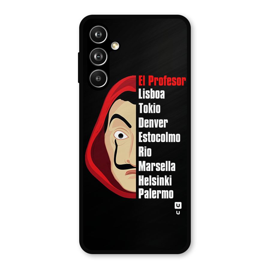 All Members Money Heist Metal Back Case for Samsung Galaxy M54
