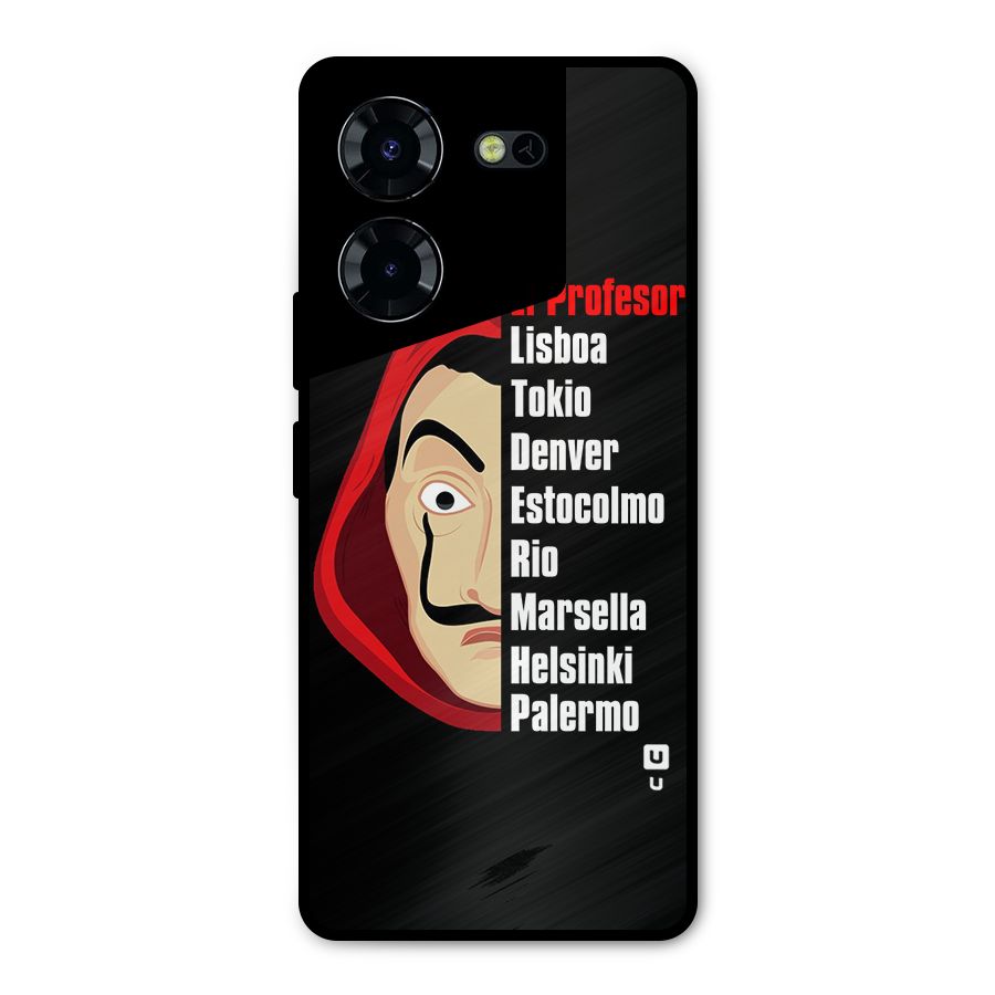 All Members Money Heist Metal Back Case for Tecno Pova 5 Pro 5G