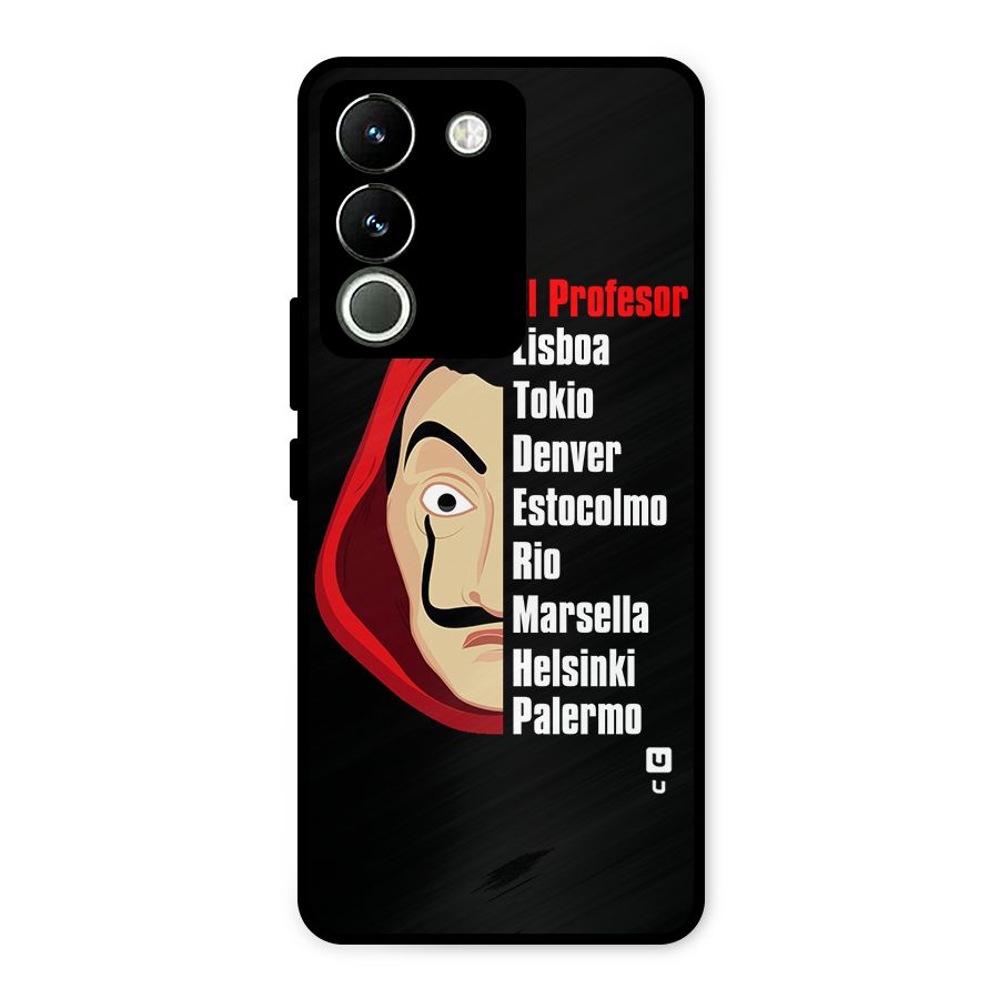 All Members Money Heist Metal Back Case for Vivo Y200
