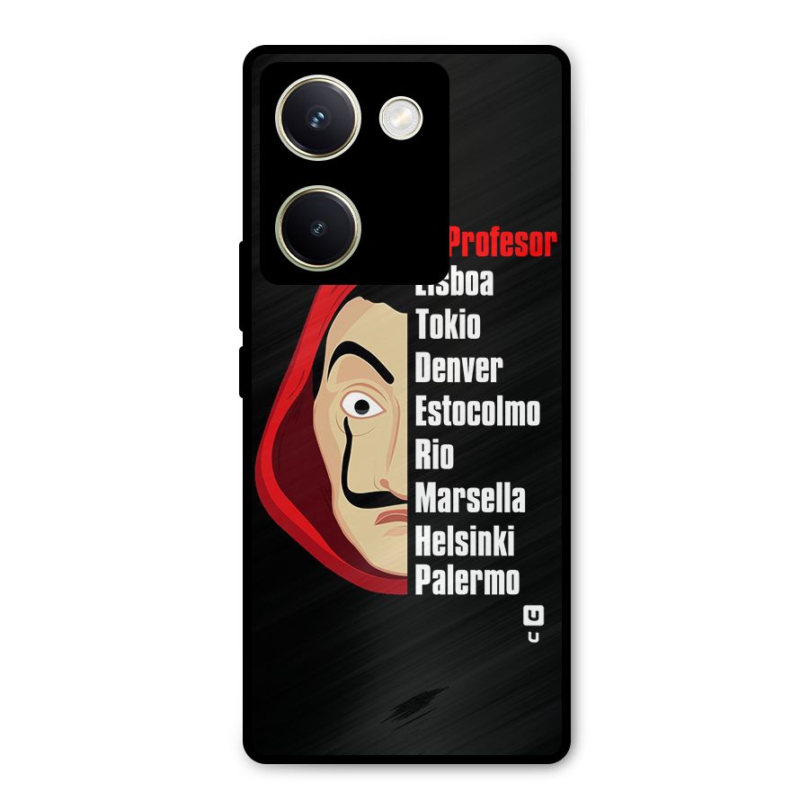 All Members Money Heist Metal Back Case for Vivo Y200 Pro