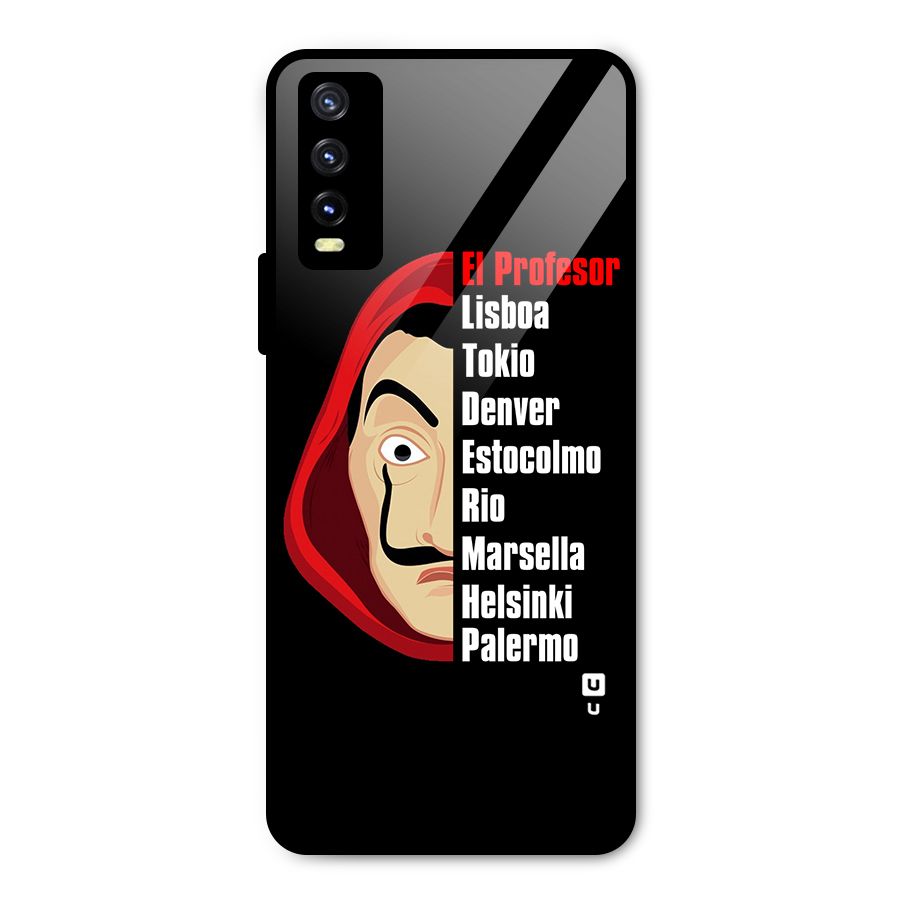 All Members Money Heist Metal Back Case for Vivo Y20t