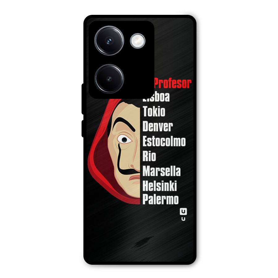 All Members Money Heist Metal Back Case for Vivo Y300 Plus