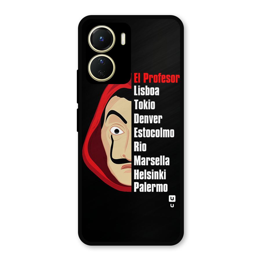 All Members Money Heist Metal Back Case for Vivo Y56