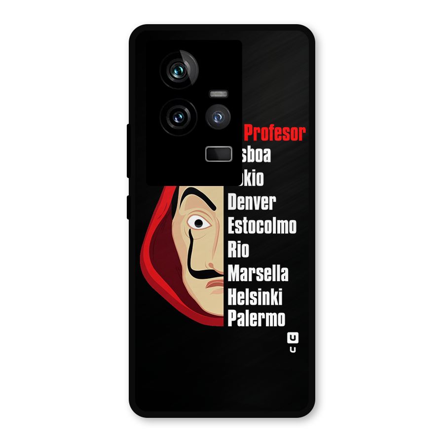 All Members Money Heist Metal Back Case for iQOO 11 5G