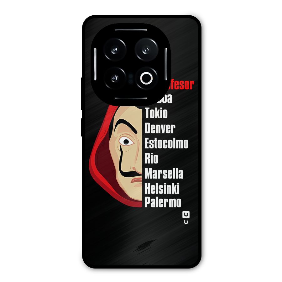 All Members Money Heist Metal Back Case for iQOO 13