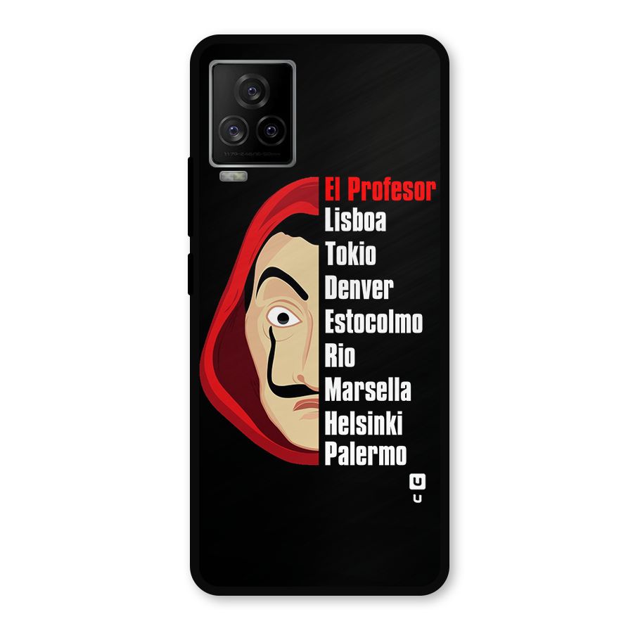 All Members Money Heist Metal Back Case for iQOO 7 Legend 5G