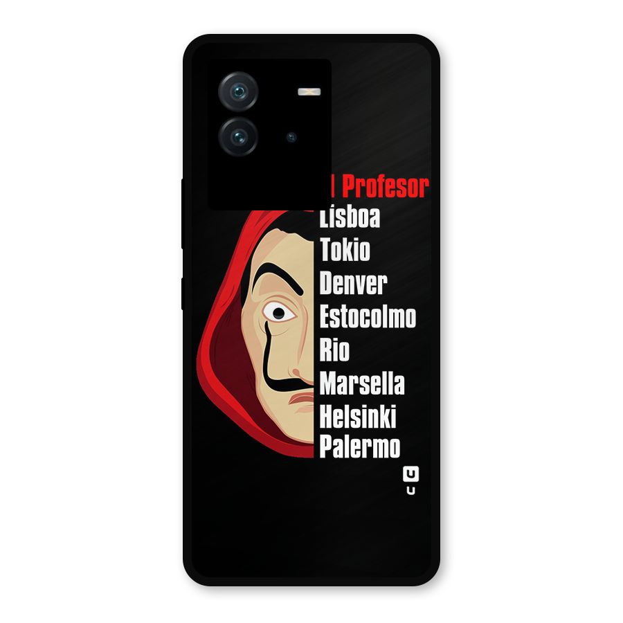 All Members Money Heist Metal Back Case for iQOO Neo 6 5G