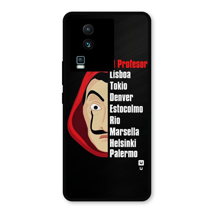 All Members Money Heist Metal Back Case for iQOO Neo 7