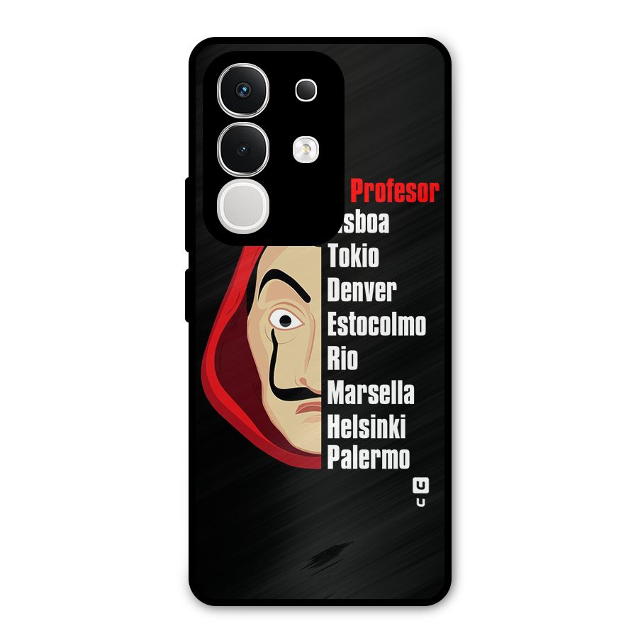 All Members Money Heist Metal Back Case for iQOO Z10x