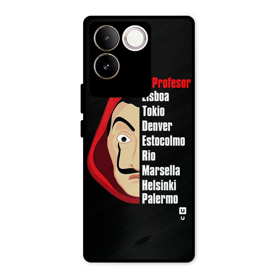 All Members Money Heist Metal Back Case for iQOO Z7 Pro