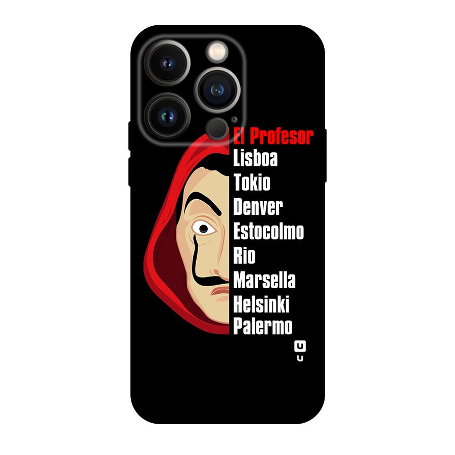 All Members Money Heist Original Polycarbonate Back Case for iPhone 14 Pro