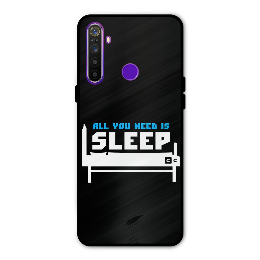 All You Need Sleep Glass Back Case for Realme 5s