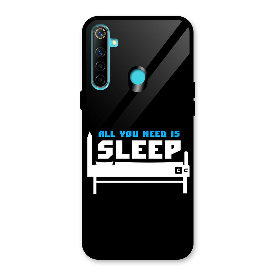 All You Need Sleep Glass Back Case for Realme Narzo 10