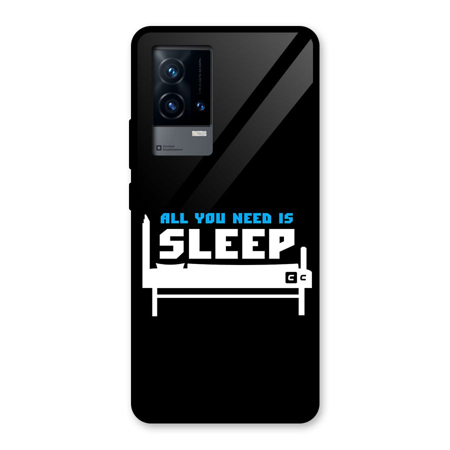 All You Need Sleep Glass Back Case for iQOO 9 5G