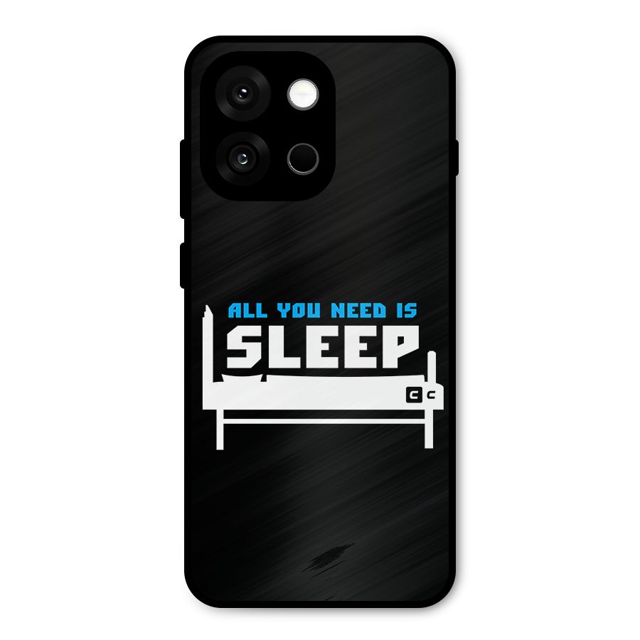 All You Need Sleep Metal Back Case for OnePlus 13s